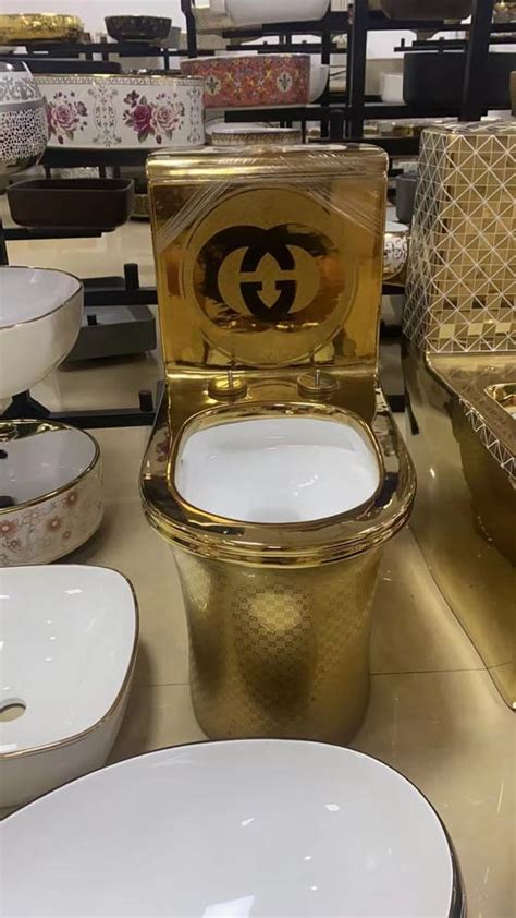 a gucci toilet